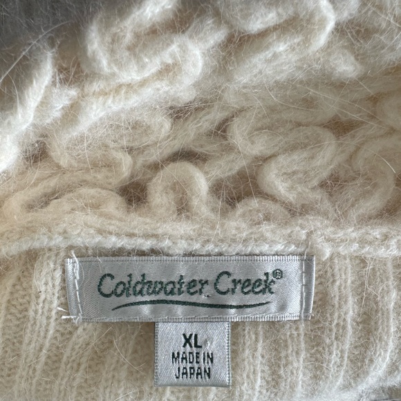 XL Coldwater Creek Wool Rabbit Blend Jacket Cardigan Sweater - Picture 12 of 16